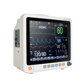 Portable 12.1" Touch Screen Patient Monitor TFT Vital Signs ECG NIBP SPO2 TEMP RESP PR
